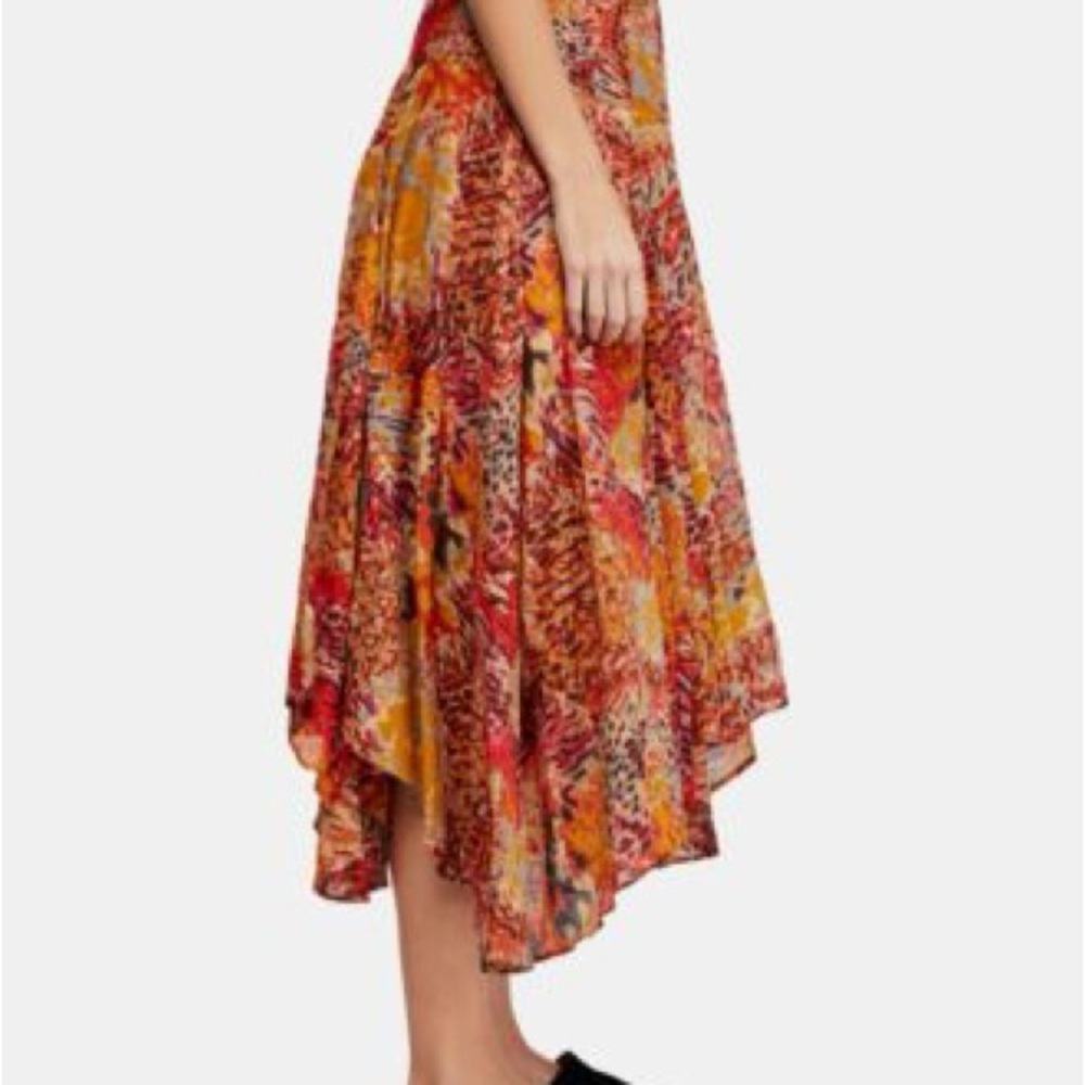 Free People Fallon Asymmetrical Women's Wide-Leg Pants Sz S - Picture 2 of 5